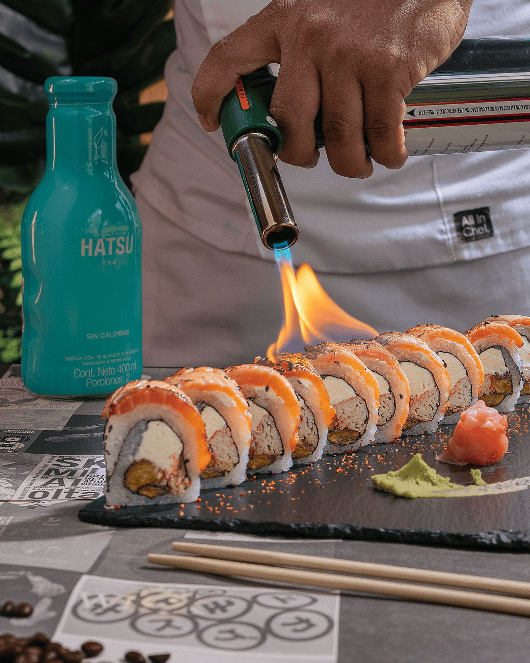 Taiken-Cocina-Nikkei-Café sushi roll 2
